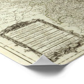 ドイツ帝国の地図 ポスター (角)