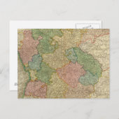 ドイツ帝国の地図 ポストカード (正面/裏面)