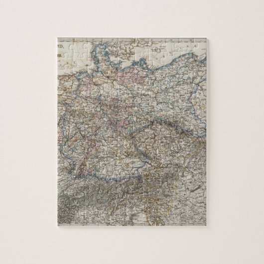 ドイツ帝国の概観 ジグソーパズル (縦)