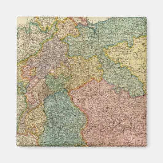 ドイツ帝国アトラスマップ マグネット (正面)