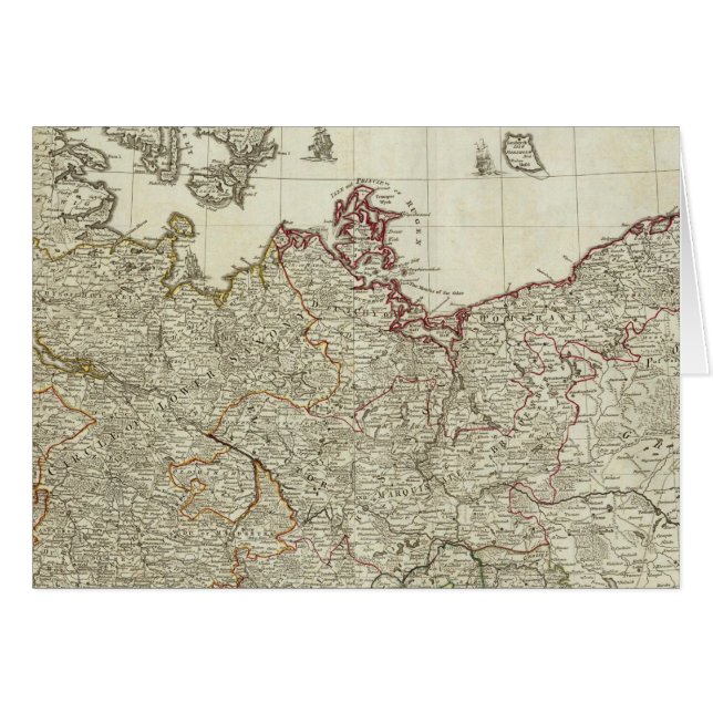 ドイツ帝国北部地図 (正面横)