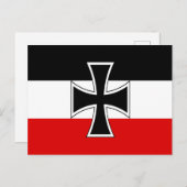 ドイツ帝国国旗 ポストカード (正面/裏面)
