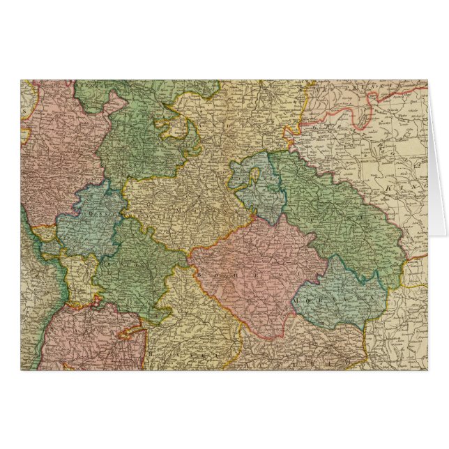 ドイツ帝国地図 (正面横)