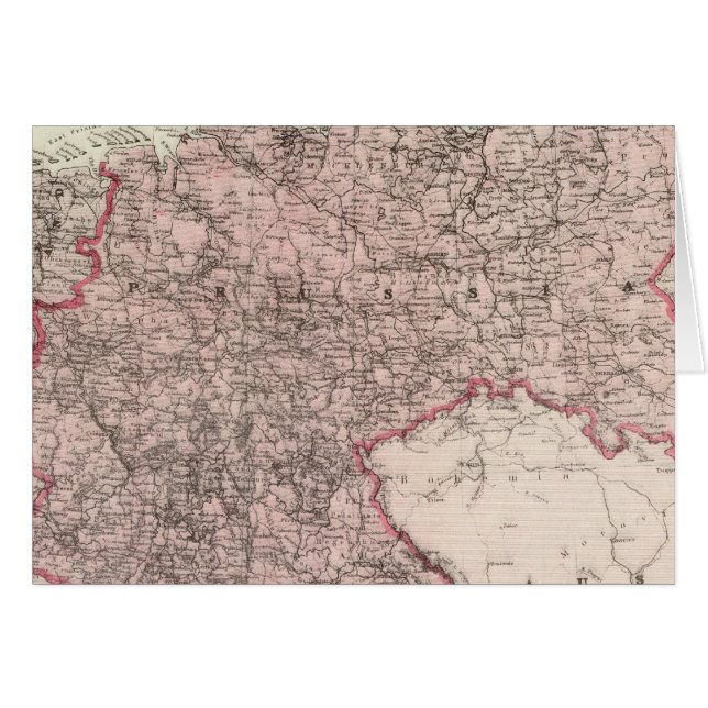 ドイツ帝国地図 (正面横)