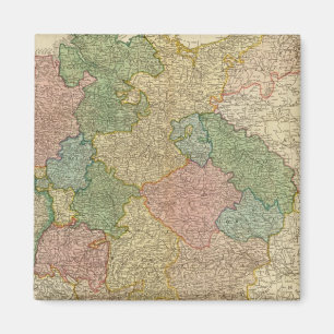 ドイツ帝国地図 マグネット
