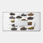 ドイツ戦車 デスクマット (キーボード&マウス)