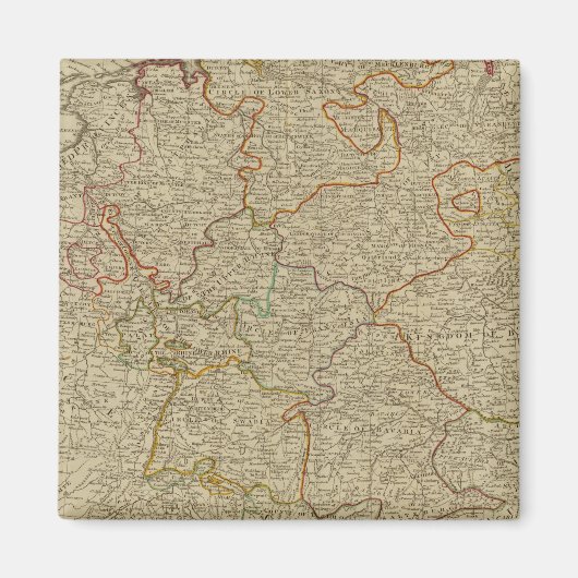 ドイツ手彩色地図帳 マグネット (正面)