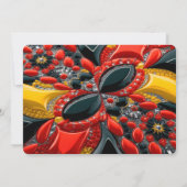 ドイツ招待状との特別デザイン 招待状 (裏面)