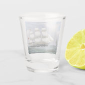 ドイツ捕鯨船ダイアナ&アン1800年代 ショットグラス (裏面)