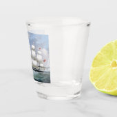 ドイツ捕鯨船ダイアナ&アン1800年代 ショットグラス (右)