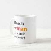 ドイツ教え コーヒーマグカップ (正面左)