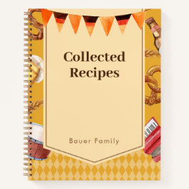 ドイツ料理レシピ書 ノートブック