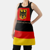 ドイツ料理、ドイツ国旗のシェフキッチン エプロン (インサイチュ)