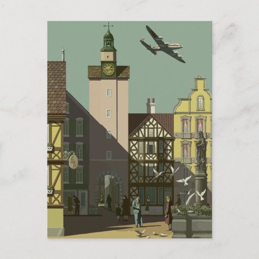 ドイツ旅行はがき ポストカード (正面)