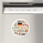 ドイツ旅行アイコン マグネット (インサイチュ (食洗機))