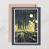 ドイツ旅行広告（ベルリン） ポストカード (正面/裏面)