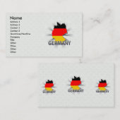 ドイツ旗の地図2.0 名刺 (正面/裏面)