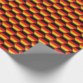 ドイツ旗の蜜蜂の巣の包装紙 ラッピングペーパー (角)