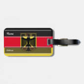 ドイツ旗 ラゲッジタグ (裏面横)