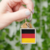 ドイツ明白な旗 キーホルダー (手)