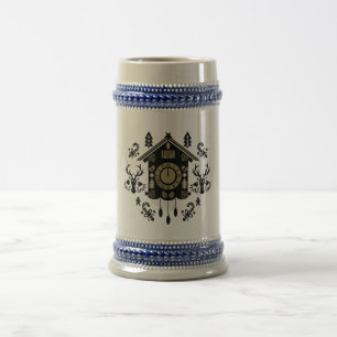 ドイツ時計のクリスマス ビールジョッキ