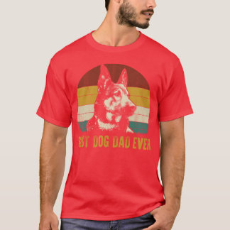 ドイツ最高のの羊飼い犬のパパは常に父親の日のヴィント Tシャツ