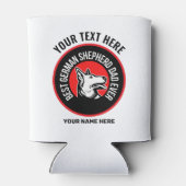 ドイツ最高のシェパードパパエバー 缶クーラー (裏面)