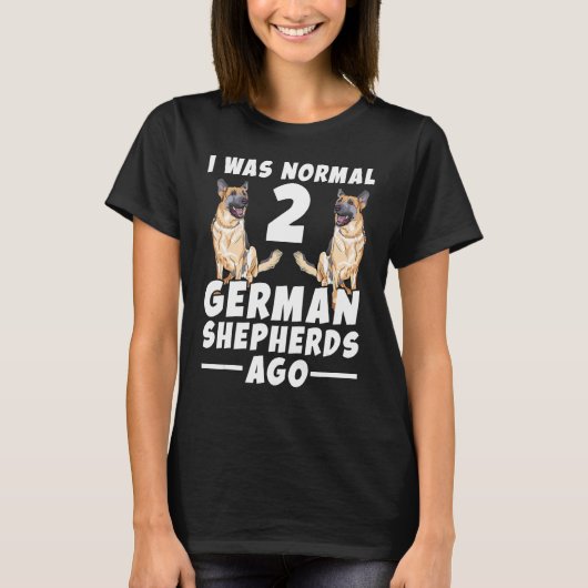 ドイツ最高の羊飼い犬ドイツ羊飼い Tシャツ (正面)