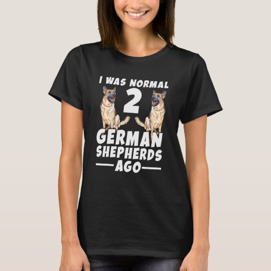 ドイツ最高の羊飼い犬ドイツ羊飼い Tシャツ (正面)