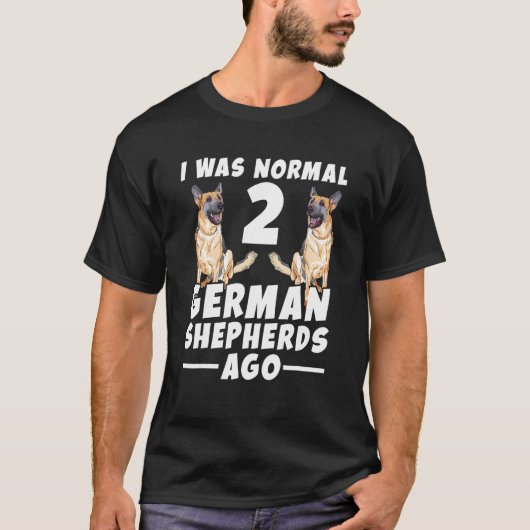 ドイツ最高の羊飼い犬ドイツ羊飼い Tシャツ (正面)
