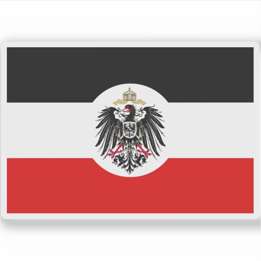 ドイツ植民地帝国(Reichskolonialflagge) シール (正面)