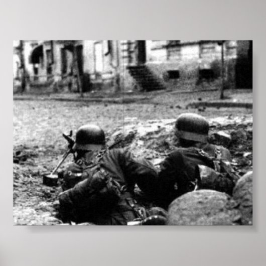 ドイツ機関銃の巣 ポスター (正面)