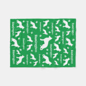 ドイツ毛布 | 忠実で愛情に満ちた贈り物 フリースブランケット (正面(横))