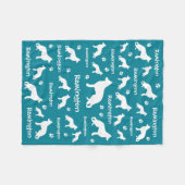 ドイツ毛布 | 忠実で愛情に満ちた贈り物 フリースブランケット (正面(横))