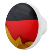 ドイツ民主共和国国旗 セラミックノブ (右)