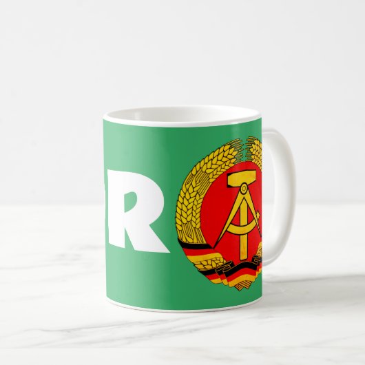 ドイツ民主共和国(DDR, GDR)東ドイツ コーヒーマグカップ (正面右)