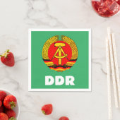 ドイツ民主共和国(DDR, GDR)東ドイツ スタンダードカクテルナプキン (インサイチュ)