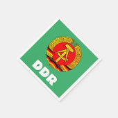 ドイツ民主共和国(DDR, GDR)東ドイツ スタンダードカクテルナプキン (角)