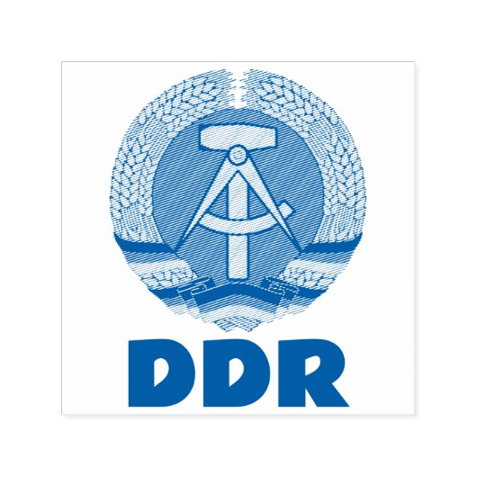 ドイツ民主共和国(DDR, GDR)東ドイツ セルフインキングスタンプ (デザイン)