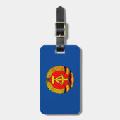 ドイツ民主共和国(DDR, GDR)東ドイツ ラゲッジタグ (正面縦)