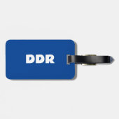 ドイツ民主共和国(DDR, GDR)東ドイツ ラゲッジタグ (裏面横)