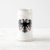 ドイツ永遠ドイツ帝国国旗ダブルイーグル ビールジョッキ (中央)