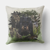 ドイツ狩りテリア(ジャグテリア) アウトドアクッション (裏面)