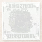 ドイツ狩りテリア（ジャグテリア） ガラスコースター (裏面)