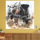 ドイツ狩りテリア（ジャグテリア） キャンバスプリント (インサイチュ (リビング))