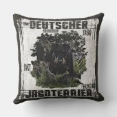 ドイツ狩りテリア（ジャグテリア） クッション (裏面)