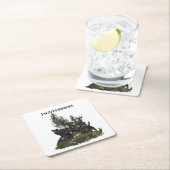 ドイツ狩りテリア（ジャグテリア） スクエアペーパーコースター (インサイチュ)