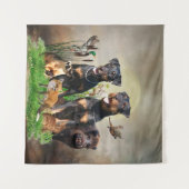 ドイツ狩りテリア（ジャグテリア） タペストリー (正面(横))