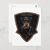 ドイツ狩りテリア（ジャグテリア）タペストリー ポストカード (正面/裏面)