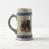 ドイツ狩りテリア（ジャグテリア） ビールジョッキ (左)